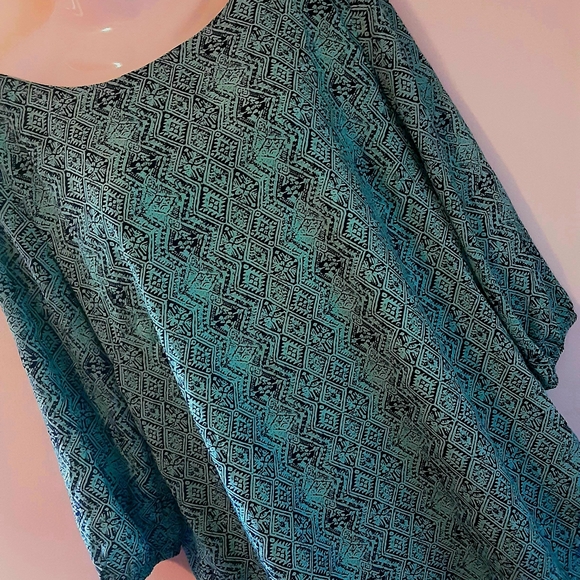 Pink Owl Shift Dress Aztec Print Size Large NWOT - Picture 4 of 12